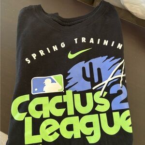 Nike Spring Training Black and Blue Tee